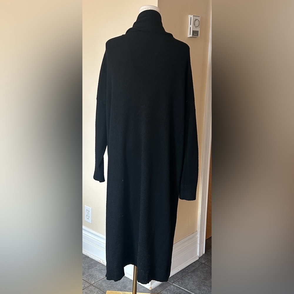 MAX.LONG Elegant Black Long Cardigan size one size - Picture 7 of 9